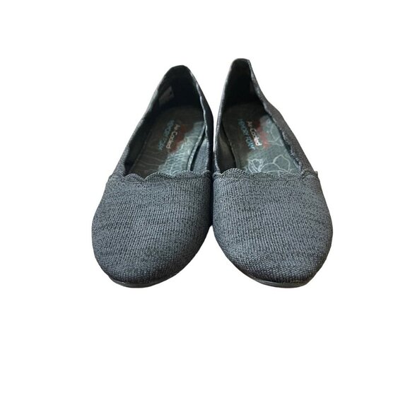 Skechers Women's Cleo scalloped Knit flat shoes slip on Ballet Flats Size 8.5 - Picture 2 of 6